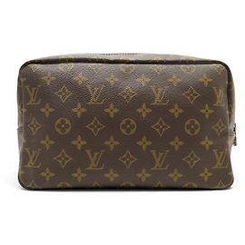 VINTAGE POCHETTE LOUIS VUITTON TROUSSE TOILETTE 28 GM M43383 MONOGRAM POUCH