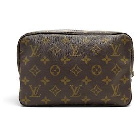 VINTAGE POCHETTE LOUIS VUITTON TROUSSE TOILETTE 23 M47524 MONOGRAM CLUTCH