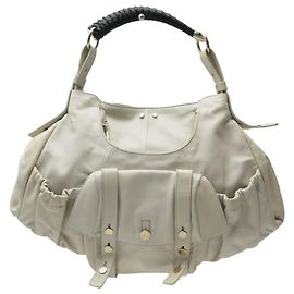 BORSA A MANO YVES SAINT LAURENT MOMBASA MALA MALA IN PELLE CREME TOM FORD BAG