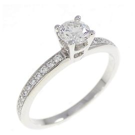 Bulgari Anello Bvlgari Platinum 950 Diamante Misura 13