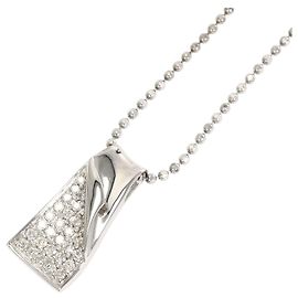 Autre Marque 14K White Gold Necklace with Diamond