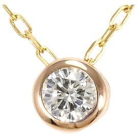 Autre Marque Collana in oro rosa 18K con diamante