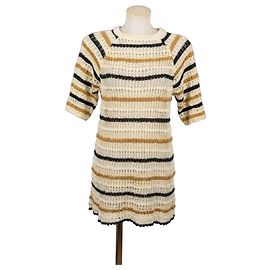 Isabel Marant Gestreiftes Baumwoll-Minikleid
