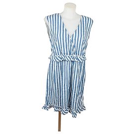 Abito a righe Love Moschino in cotone