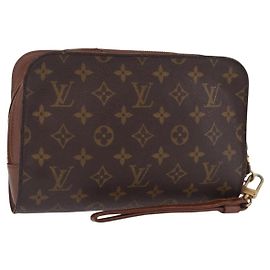 LOUIS VUITTON Monogram Orsay Clutch Bag M51790 LV Auth 207596