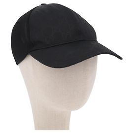 Cappello GUCCI GG Nylon Black Auth BA16150