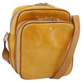 LOUIS VUITTON Monogram Vernis Wooster Shoulder Bag Gris M91036 LV Auth 206680