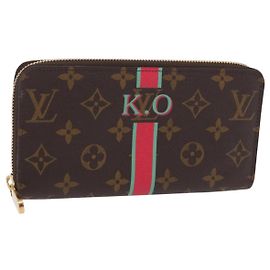 LOUIS VUITTON Monogram Zippy Wallet Long Wallet M60017 LV Auth BA16123A