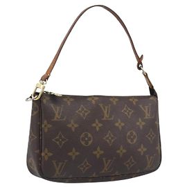 LOUIS VUITTON Monogram Pochette Accessoires Pouch M51980 LV Auth 205230