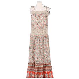 Tory Burch Mehrfarbiges Baumwollkleid