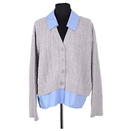 Cardigan Sandro en laine gris
