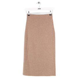 Eric Bompard Cashmere Skirt Camel