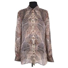 Zimmermann Seidenbluse braun