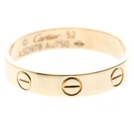 Anillo Cartier Mini Love en Oro Rosa