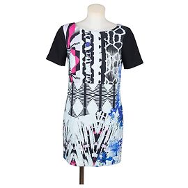 Pinko kurzes Kleid mit abstraktem Print