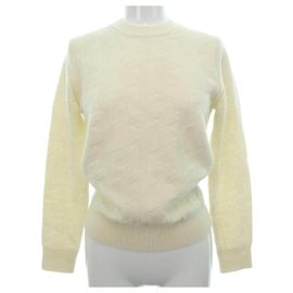 Top de malha de lã Hermès bege
