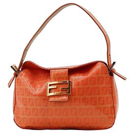 Bolsa de ombro Fendi com padrão Zucca