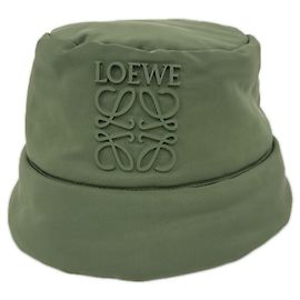 Loewe Bucket Hat aus Nylon-Canvas in Khaki