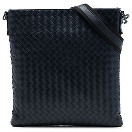 Bottega Veneta Borsa a tracolla VN in Nappa Intrecciato blu