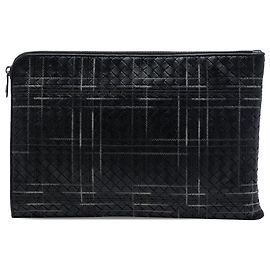Bottega Veneta Porta documenti Metropolis in Nappa Intrecciato nero
