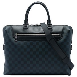 Louis Vuitton Blue Damier Cobalt Porte Documents Jour