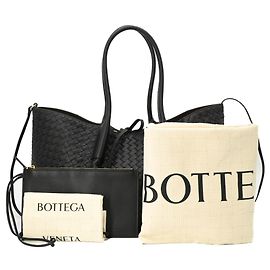 Grand sac cabas Pinacoteca en cuir Intrecciato Bottega Veneta