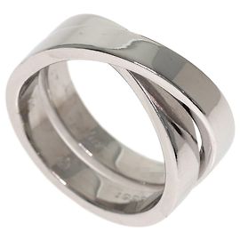 Cartier Paris 18K White Gold Band Ring