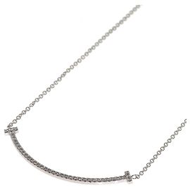 Autre Marque Tiffany & Co. T Smile Small Diamond Halskette