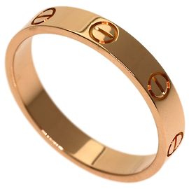 Cartier Mini Love Ring in 18K Pink Gold