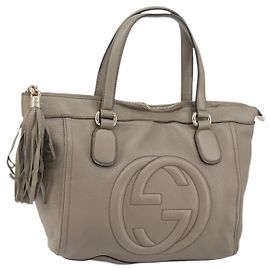 Gucci Soho Convertible Soft Top Handle Leather
