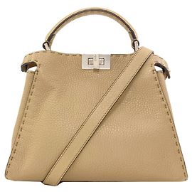 Fendi Peekaboo Essentially Selleria 2-Way Handtasche