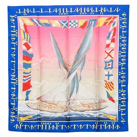 Hermès Carré 90 EN COURSE Foulard Yacht