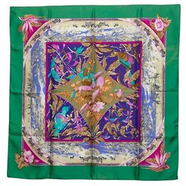Hermès Pañuelo Hermes Carre 90 Tropices