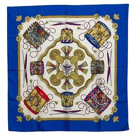 Hermès Foulard Hermes Carre 90 LES TAMBOURS