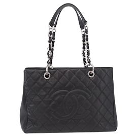 Chanel Grand Shopping Quilted Caviar XL