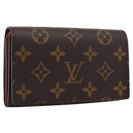 LOUIS VUITTON Monogram Portefeuille Tresol Wallet M61736 LV Auth am12751V