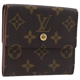 LOUIS VUITTON Porte Monnaie Bier Cartes Crdit Wallet M61652 LV Auth 205447A
