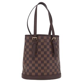 LOUIS VUITTON Borsa a tracolla Marais Damier Ebene N42240 LV Auth 205338V