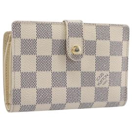 LOUIS VUITTON Damier Azur Portefeuille Viennois Wallet N61676 LV Auth 205320A