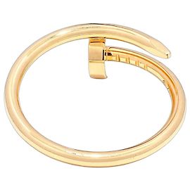 Anello Cartier Juste un Clou Oro Giallo 750/18K modello sottile misura 52