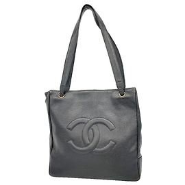Bolso Tote Chanel de piel de becerro granulada