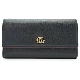 Gucci Portafoglio Continental Bicolore GG Marmont Petite Marmont