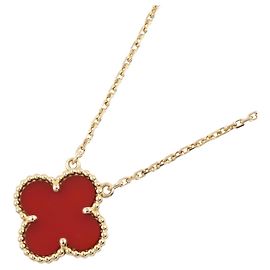 Collar Van Cleef & Arpels Vintage Alhambra Cornalina