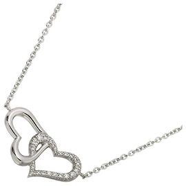 Piaget Limelight Double Heart Diamantenhalskette