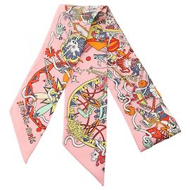 Hermès Foulard di seta Hermes Twilly LA FOLLE PARADE