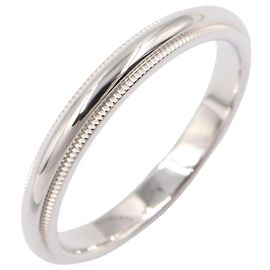 Autre Marque Bague Anneau Milgrain en Platine Tiffany & Co.