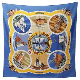 Hermès Hermes Carre 90 Belles Amures Foulard