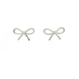 Autre Marque Tiffany Bow Stud Earrings