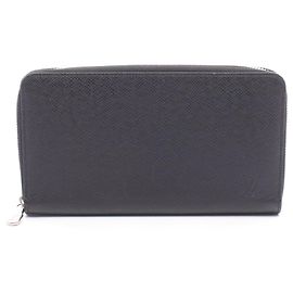 Portefeuille long Louis Vuitton Zippy Organizer NM en cuir Taiga