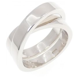 Cartier Paris 18K White Gold Band Ring